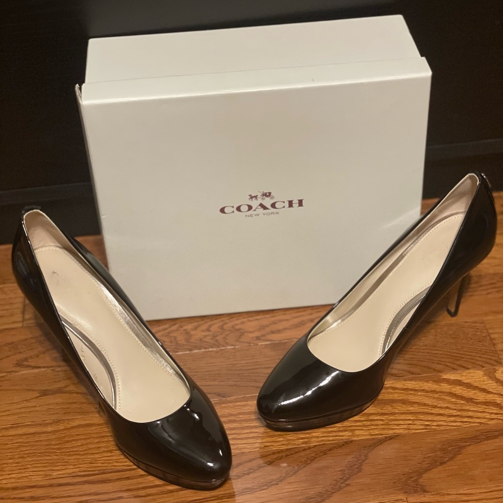 Black Coach heels